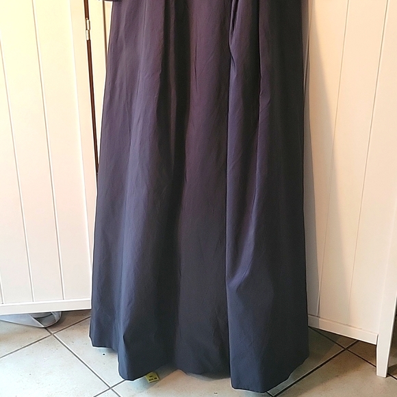 TERI JON RICKIE FREEMAN EGGPLANT/NAVY COLOR LACE ILLUSIONS FORMAL DRESS SZ6 - Picture 3 of 16